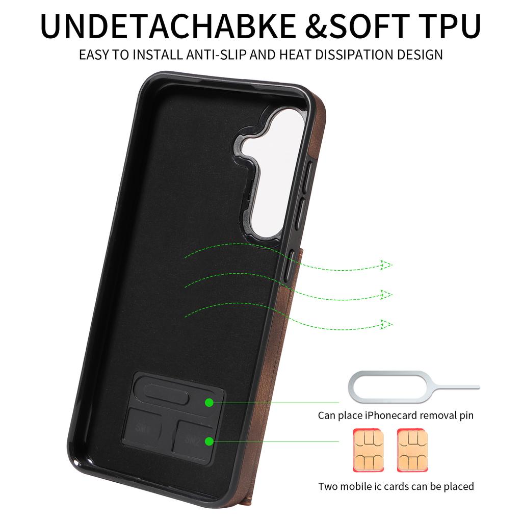 Для Samsung Galaxy S24 series. для Samsung Galaxy S24, S24+, S24 Ultra Кольцо-кронштейн для держателя карточек, чехол для телефона