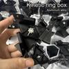 Aluminum Alloy Kinetic Energy Ring Box Rotating Mechanical Deformation Jewelry Storage Display Box Creative Proposal Cube Boxes