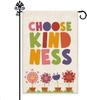 Hafhue Choose Kindness Welcome Garden Ag, Home Outdoor Farmhouse Decorations 12x18 Inch Waterproof Double Sided Printing, WZZ