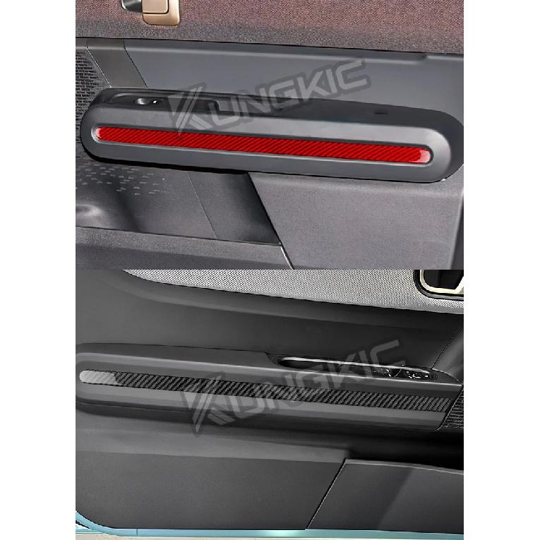 Real Soft Carbon Fiber for Mini S F66 F67 2024 2025 Car Door Decorative Strips Interior Sticker Panel LHD RHD