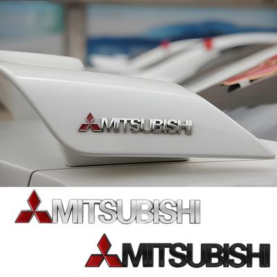Декоративные наклейки на автомобиль Значок на задний бампер Наклейки с логотипом на багажник Для Ralliart Lancer Colt Outlander ASX Pajero EX LANCER Cross
