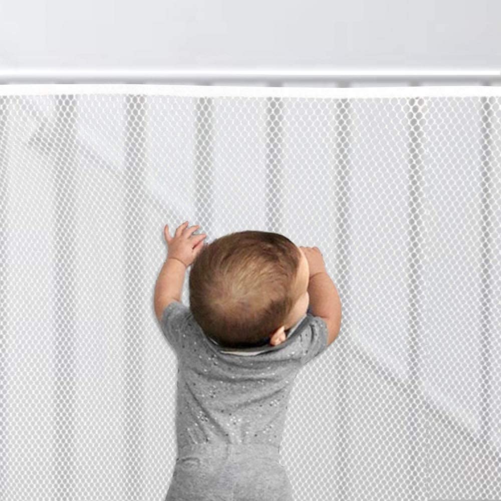 300x77см Детская защитная сетка Прочная детская защитная сетка для лестниц Дом Балкон Окно Лестница Защита Кошка Домашнее животное Безопасная сетка-ограждение