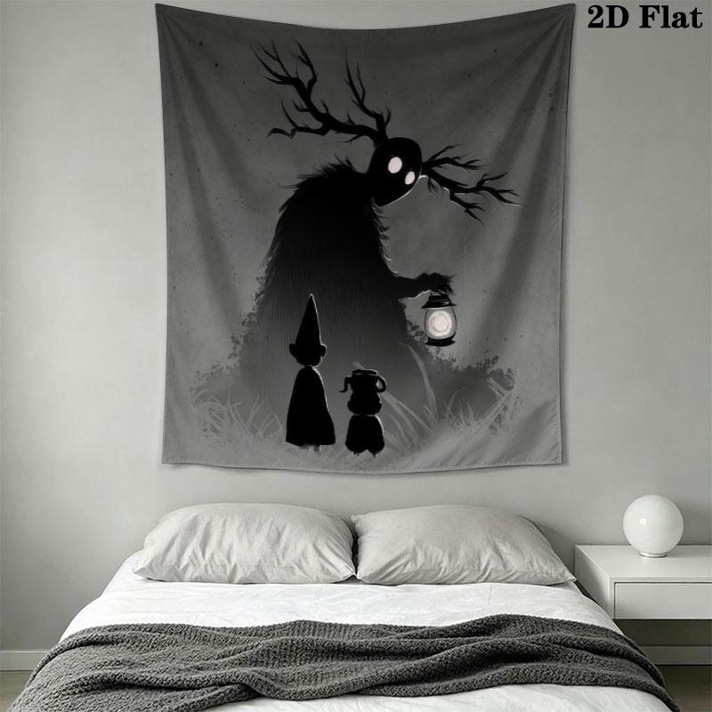 Year Walk Wall Hanging Printed Fabric Blanket Decorative Tapestries for Bedroom Living Room Home Decor