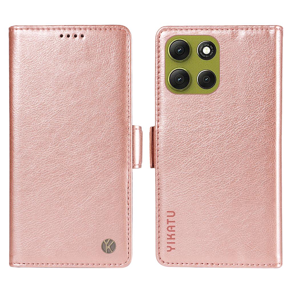 For Motorola Moto G86 5G Case YIKATU YK-007 Litchi Texture PU Leather Wallet Phone Cover