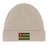 Bonnet Drapeau Togo En Beige