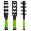 Двусторонняя массажная расческа Pro Salon Anti-Tangle Brushs Hairdressing Detangling Wide Feeth Anti Loss Combs Hairstyling Brush