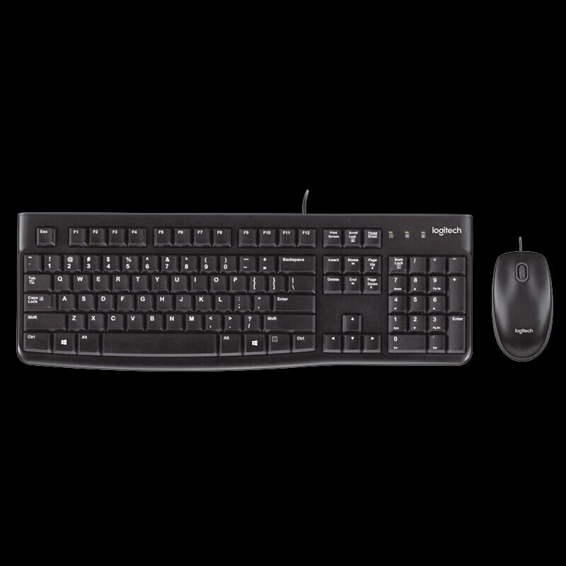 Logitech Проводной набор клавиатуры и мыши MK120