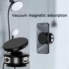Car Magnetic Vacuum Suction Phone Holder 360 Degree Rotating Aluminum Alloy Adsorption Bracket Double-sided Suction Phone Holder