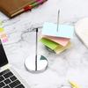 Stationeries 2Pcs Metal Receipt Bill Paper Note Holder Spike with Stand Office Table Tool