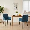 Dining Chairs 2 pcs Velvet Blue 57 x 50 x 85 cm