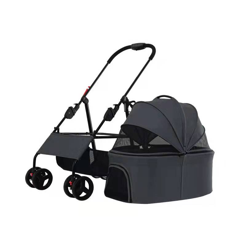 Тележка для домашних животных Наружная тележка для собак Съемная тележка для домашних животных Портативная уличная тележка для домашних животных