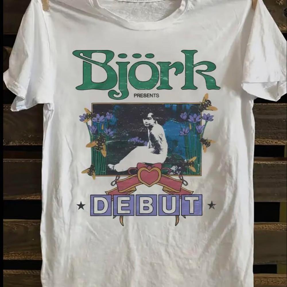 Vintage Björk Debut Cotton Shirt Unisex Albums to 5XL BO088