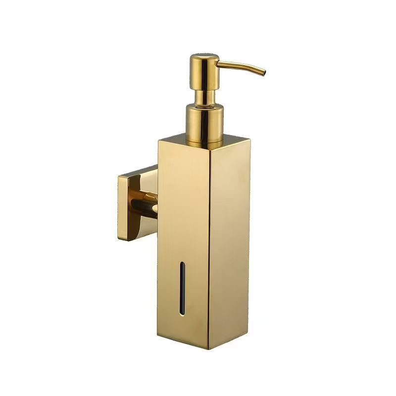 Stainless Steel Hand Sanitizer Bottle Liquid Soap Dispensers Shower Gel Hanging Bottle Punch Wall-mounted Bottle
