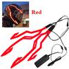 Motorcycle LED Night Light Riding Signal Helmet EL Cold Light Kit 3 Mode Red
