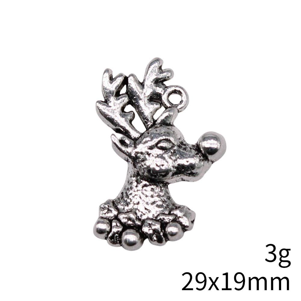 NewArrivals Charms For Jewelry Deer Christmas Day Charms Pendant Audience Bracelet Pendant