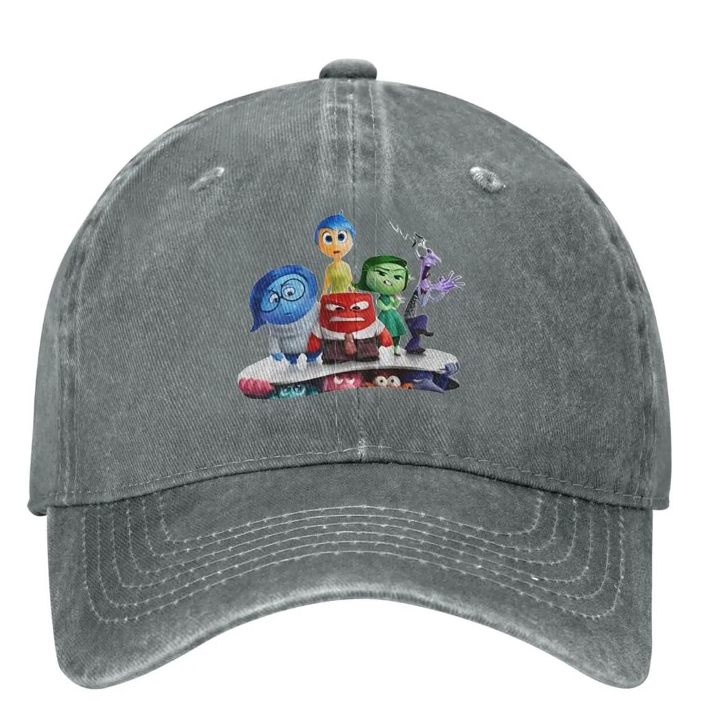 Кепка бейсболка 'Головоломка' (Inside Out) для спорта на открытом воздухе y2k Смешные Хип-хоп кепки Мужские Взрослые Повседневные Солнцезащитные Кепки