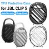 Прозрачный чехол из ТПУ Защитный чехол Чехол-рукав Защитная крышка с вырезами против царапин для Bluetooth-динамика JBL CLIP 5