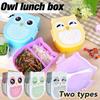 Портативный пластиковый детский студенческий ланч-бокс Bento Box Контейнер для еды Картонная посуда Столовые приборы Контейнер для еды