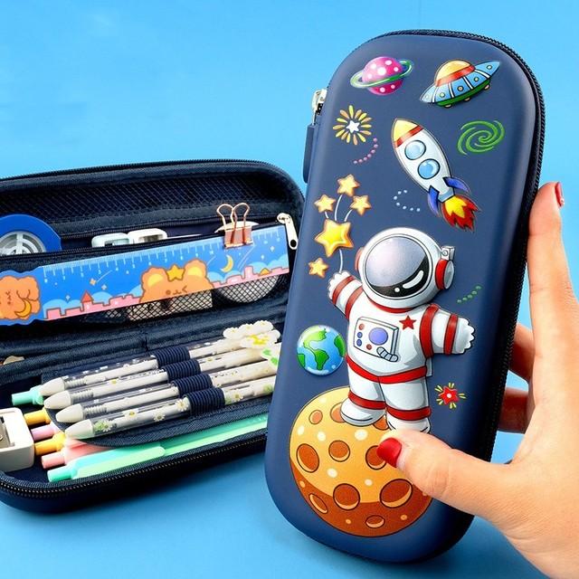 3D EVA Large Capacity Pencil Case Pen Holder Cute Cartoon Pencil Bag For Girls Boy Kids School Stationery Pencil Box Pencilcase