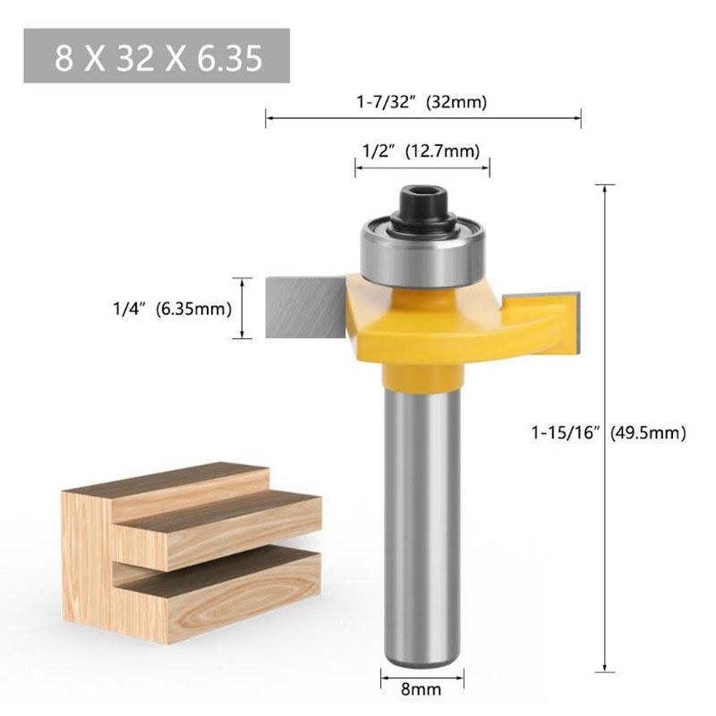 1 шт., 8 мм, хвостовик, Т-образный паз, фреза для печенья, шлицевая фреза, фреза для деревообработки