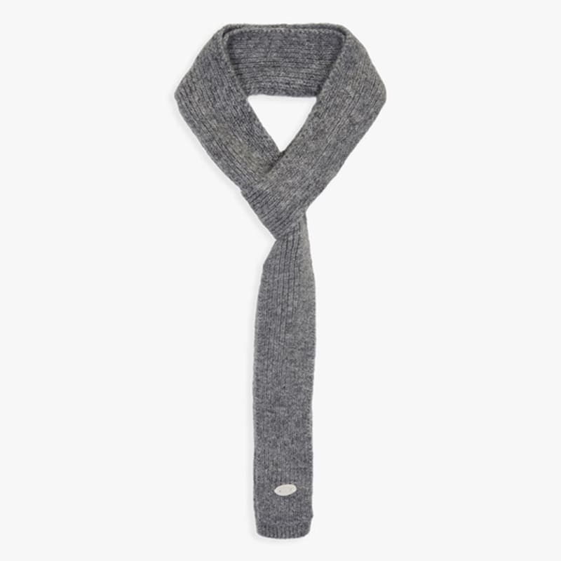 PINK PINEAPPLE TAFFY KNIT MUFFLER_GREY