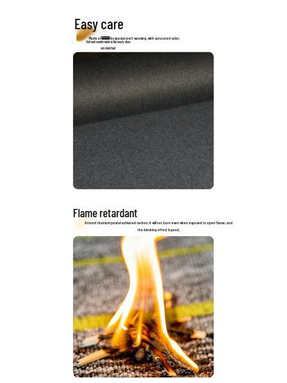 B1 Class Fireproof Interlocking Carpet for Cinema, Billiard Rooms, Workshops, Corridors, and Staircases