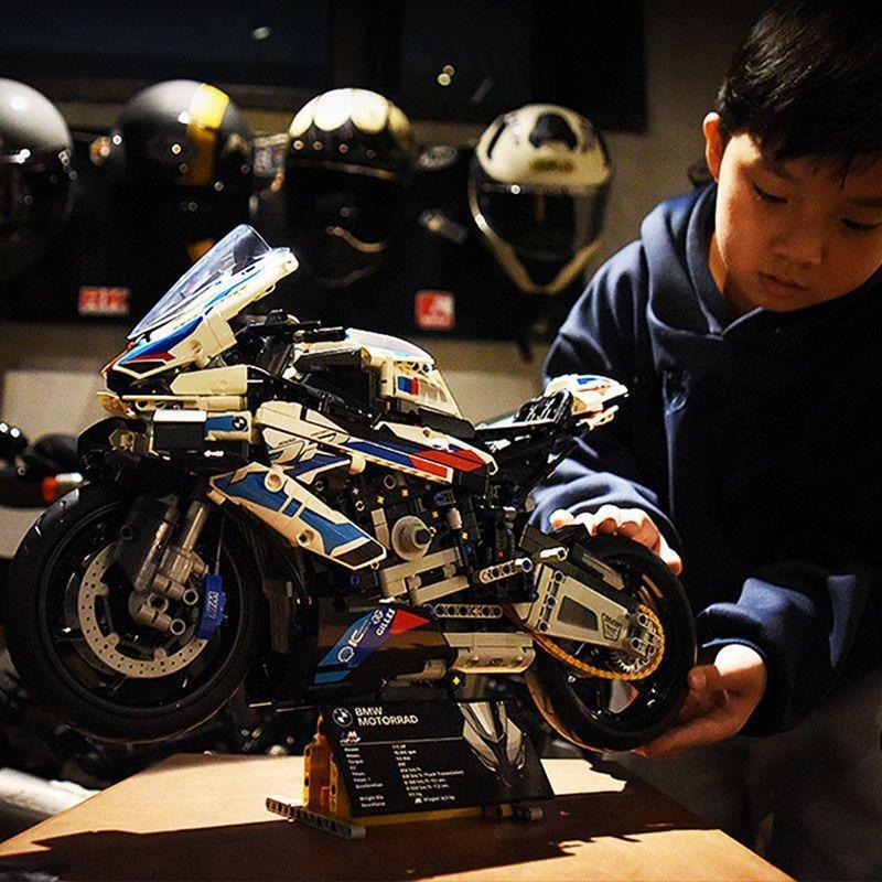 Мотоцикл M1000RR, строительный блок, игрушечная модель, детский подарок на день рождения для мальчиков и девочек