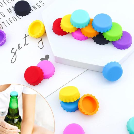 6/18/21 шт., силиконовая крышка для бутылки вина, герметичная, хорошая герметизация, пищевая многоразовая, легко моющаяся, многоразовая, безопасная для мытья в посудомоечной машине, крышка для пива