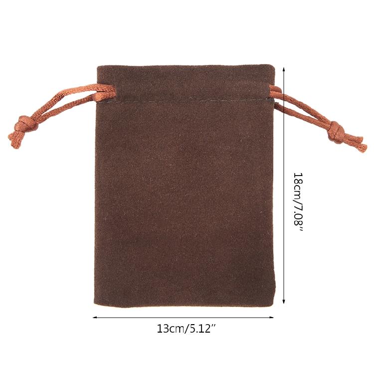 Бархатные мешочки на шнурке для Таро, мешочек для игральных костей, мешочек для украшений, фланелевый подарочный мешочек 13x18см