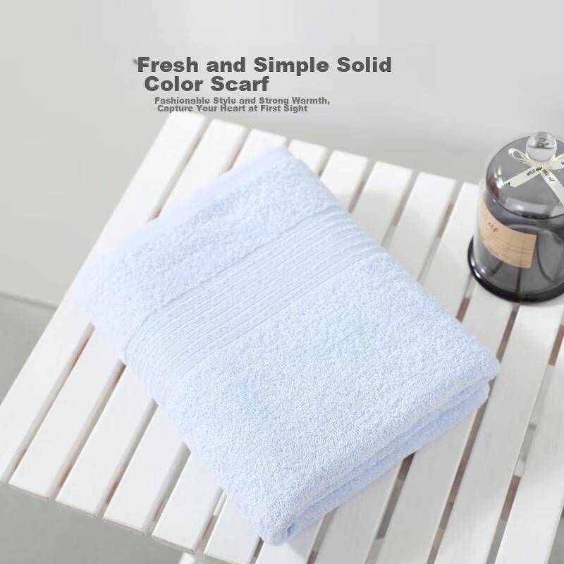KING SHORE Bath Towel, 100% Pure Cotton, Adult Absorbent, Class A Pure Cotton, Large Bath Towel, Shower Towel