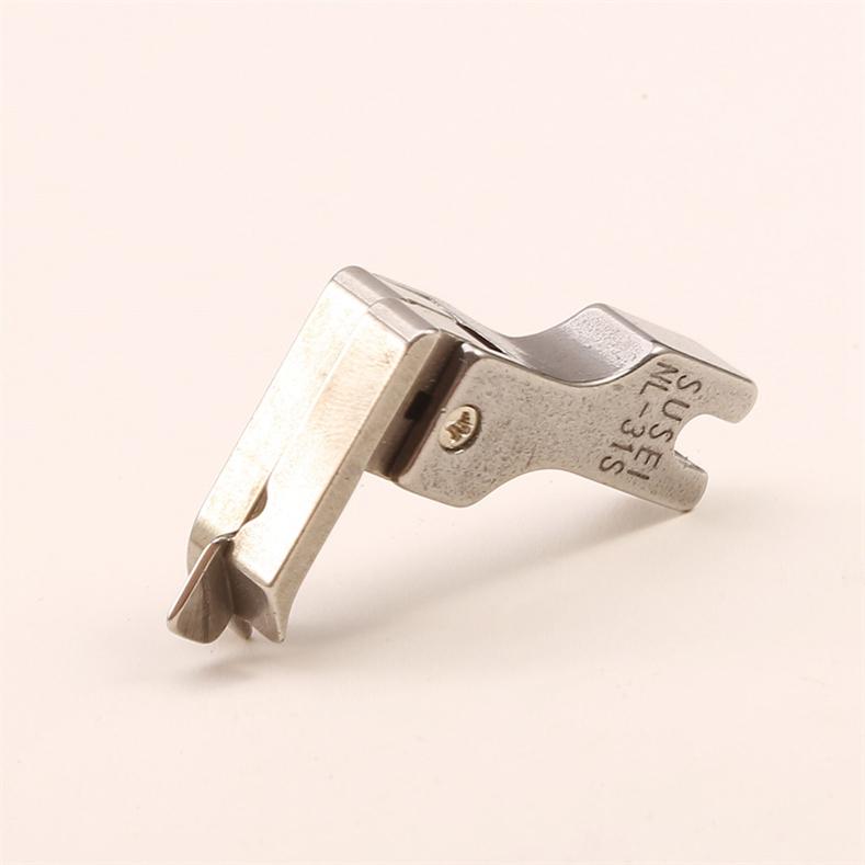 Аксессуары для швейных машин, плоская машина, резиновая прижимная лапка с фиксированной талией, прижимная лапка со скрытой нитью, касательная с отверстием