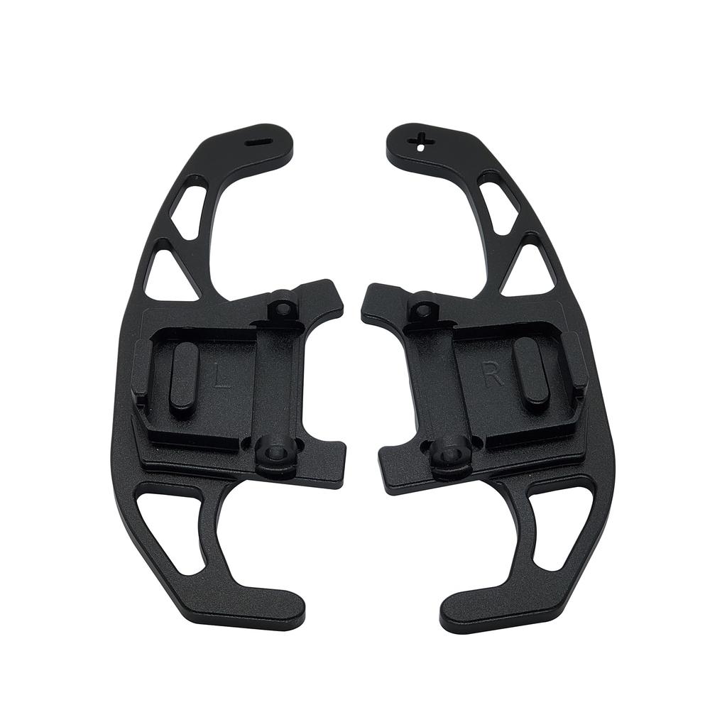 leihuo Extension Paddle Shift Cover for Golf MK7 GTI R R-line Scirocco Passat 2014-2019 (Black)