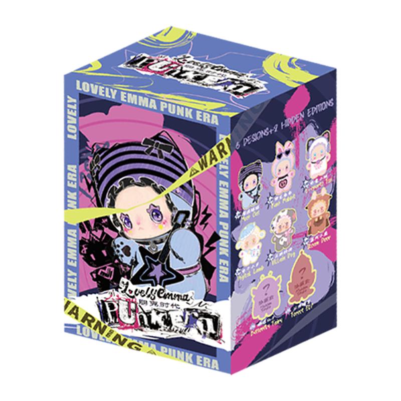 Прекрасная Плюшевая Кукла Эмма Эпохи Панк Blind Box Милое Виниловое Лицо Мягкая Игрушка Животное Коллекционная Декоративная Фигурка Подарок Для Девочек
