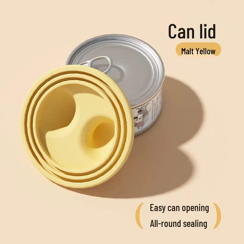 Многофункциональная силиконовая ложка для кошачьего корма и открывалка для консервов с герметичной коробкой