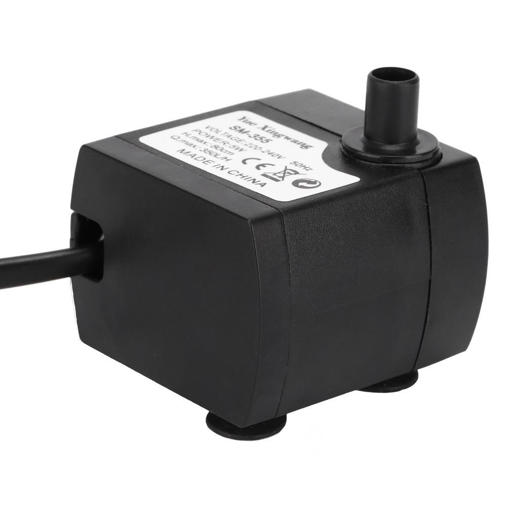 Small Submersible Pump Quiet and WearResistant Fish Tank Fountain Submersible Pump 5W