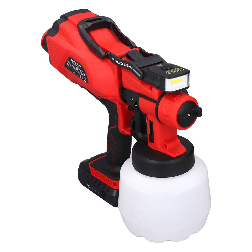 Электрический краскораспылитель со светодиодным высоковольтным краскопультом Портативные малярные инструменты 100?240 В, вилка европейского стандарта