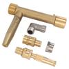 Brass Quick Water Intake Valve Key G1 Thread Brass Quick Coupler Valve for Underground Irrigation