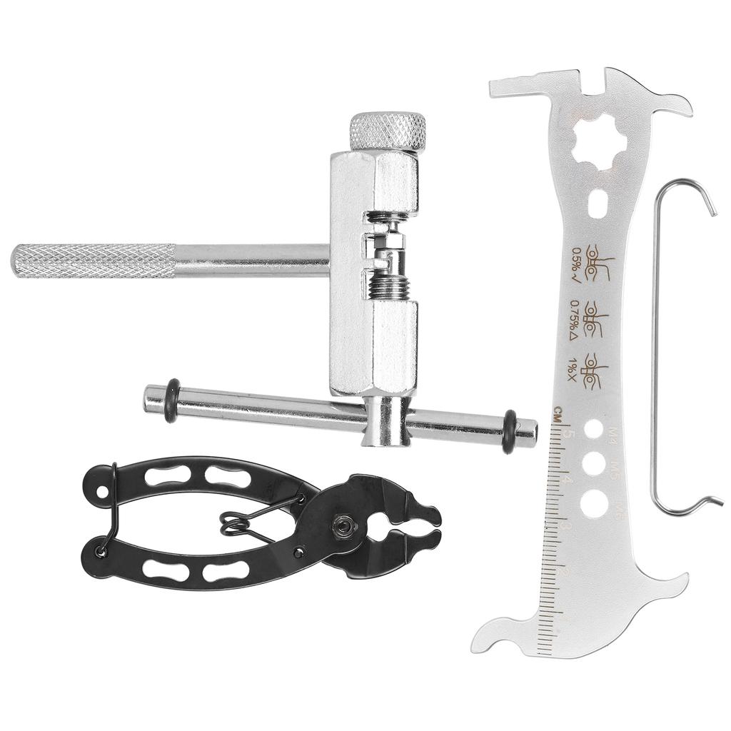 Инструмент для снятия и установки велосипедной цепи, кусачки, шаблон для проверки износа, набор инструментов для ремонта, быстросъемный для горного и шоссейного велосипеда