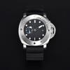 Мужские дайверские часы Panerai Luminor 1404 Series PAM1391/1565 с нейлоново-резиновым ремешком
