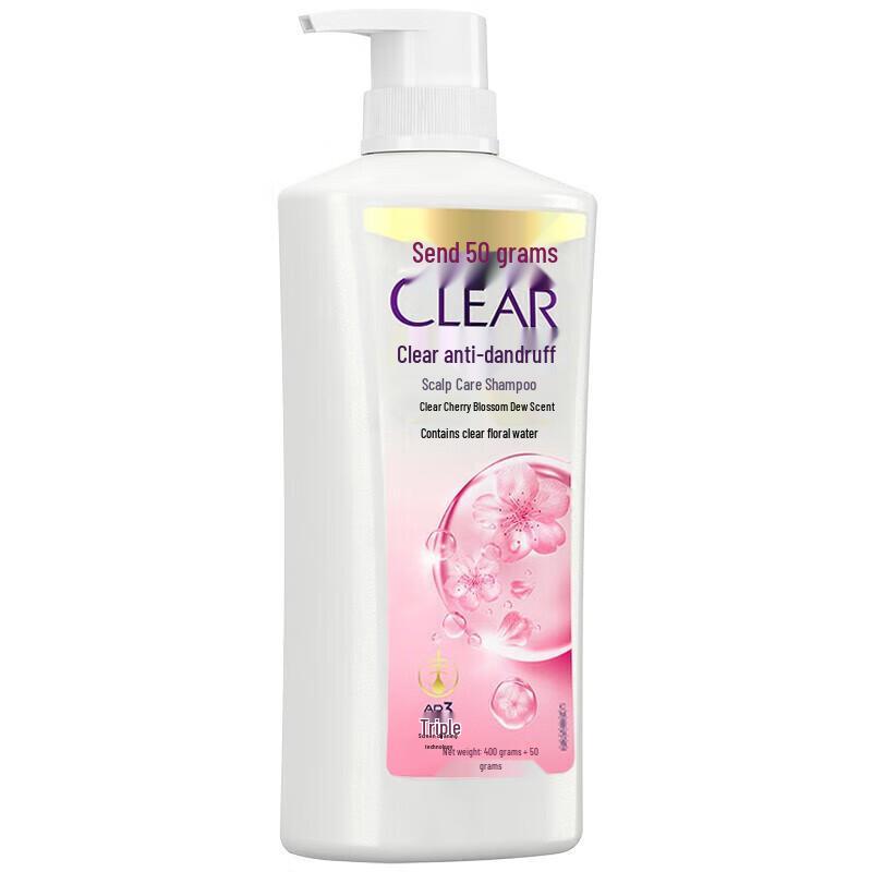 Clear Cherry Blossom Anti-Dandruff Scalp Care Shampoo