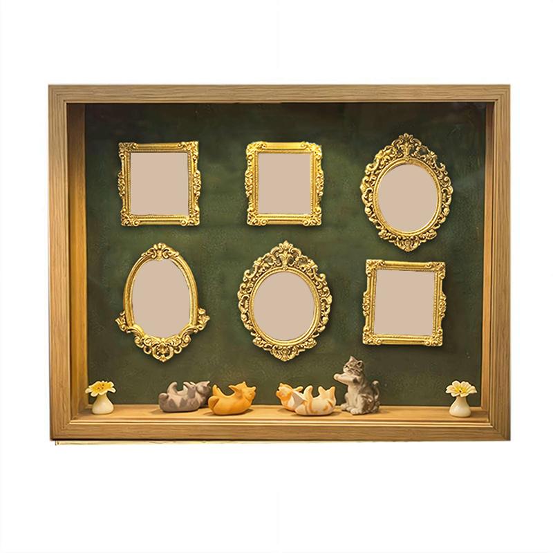 DIY Cat Mini Museum Silhouette Box, Familyand Cat Memory Photo Display Case Frame Silhouette Box With Light