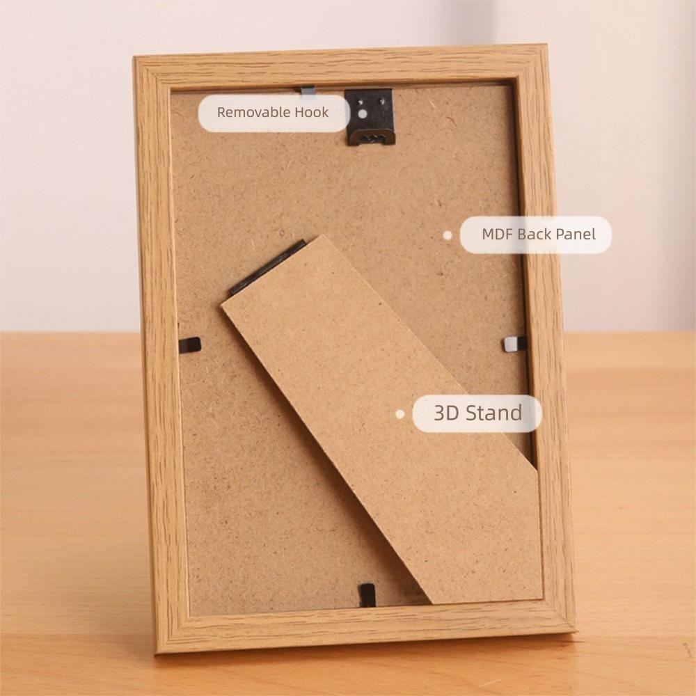 Круглая деревянная подставка для фоторамки, многоцветная рамка для демонстрации фотографий, простая фоторамка, подарок