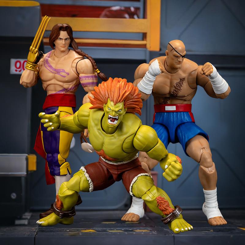 Игрушки Street Fighter Бланка Фигурка Действия - Коллекционная Фигурка Deluxe Wild Beast Edition JD35173