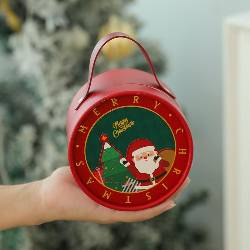 2025 Новый Рождественский Яблочный Бокс Подарочная Коробка Рождественский Сочельник Рождественская Коробка для Упаковки Фруктов Рождественская Подарочная Коробка (Исключая Яблоки)