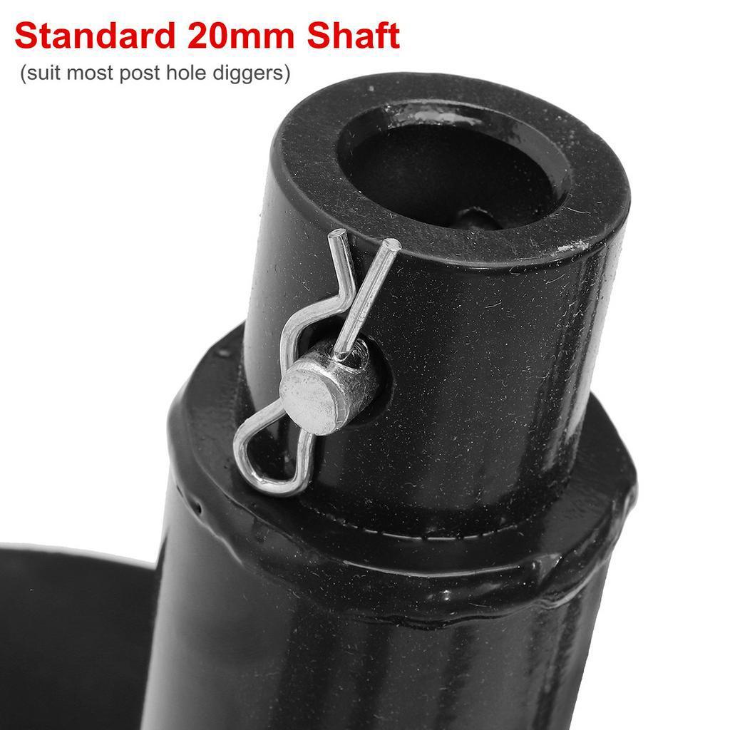 Black 120/150/200/250mm 80cm Single Blade Auger Drill Bit Drill Garden Planting Earth Petrol Post Hole Digger Power Tools Accessories