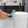 Offset Handle Wrench Aluminum Alloy Barrel Tool, 7 in 1 Bucket Opener, 5-55 Gallon Pail 5-gallon Multi-function Paint Can Drum Lid Remover for