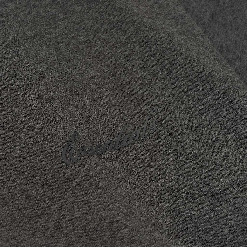 Fear of God Essentials Классическая футболка с коротким рукавом Угольный меланж Мужские Топы Серый 125HO254191F