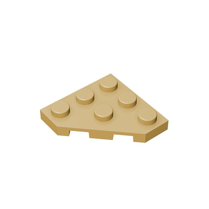 10 шт. 2450 Совместимый Набор Строительных Блоков MOC - Пластина 3x3 Угловая Обрезанная Доска DIY Сборка Образовательная Игрушка для Детей Подарок