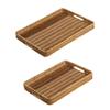 Woven Decorative Tray with Handle Bread Serving Basket Food Serving Basket for