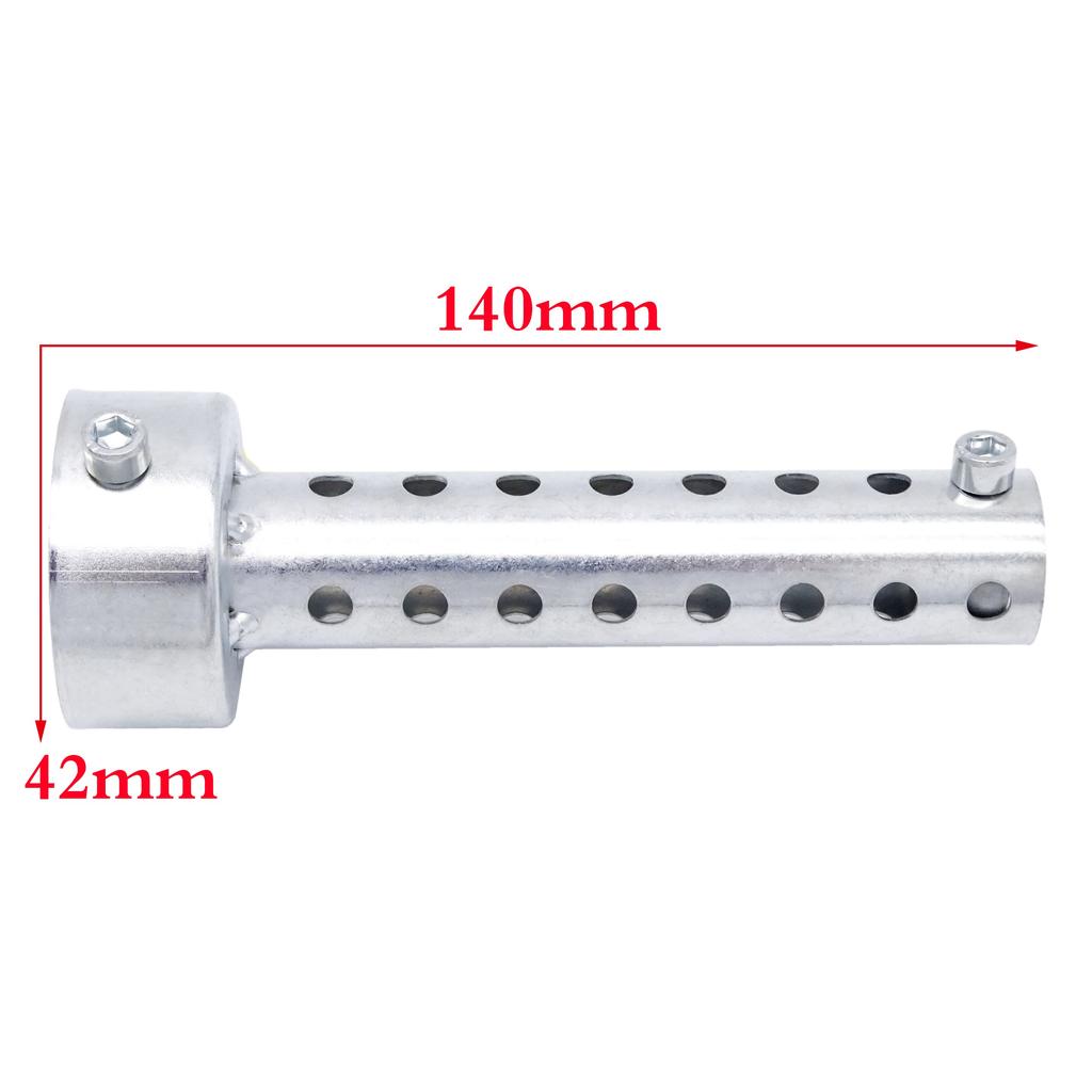 Универсальный мотоциклетный серебряный глушитель выхлопа DB Killer, глушитель, перегородка, вставка, серебряный шумоподавитель
